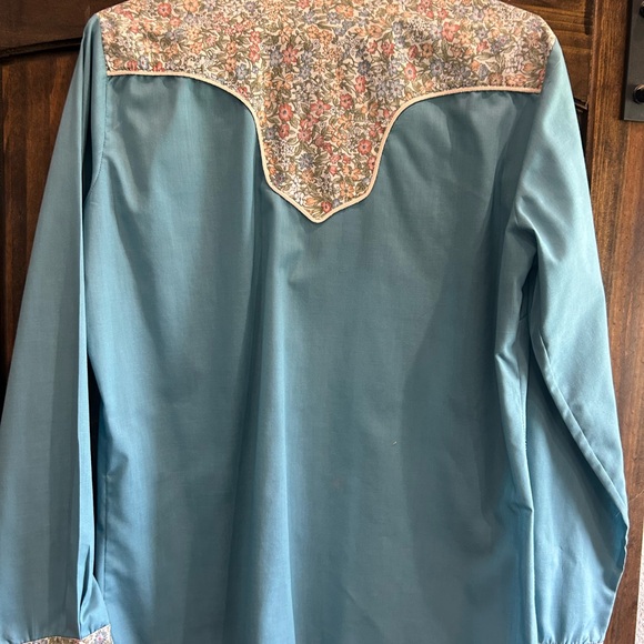 Vintage Cowgirl Rockmount Pearl Snap Sz Large - Picture 2 of 4